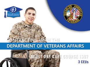 Adult Day Care Course 1307 - COURSE NOT READY TILL 9-2021:  Contracting with the VA - Do not purchase before April 1, 2021 icon