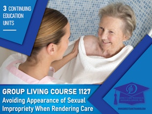 Avoiding Appearance of Sexual Impropriety When Rendering Care - A Continuing Education Course for All Care Providers icon