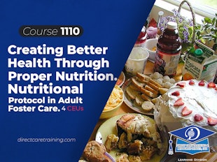 Group Living Course 1110 - Creating Better Health through Proper Nutrition:  Nutritional Protocol in Group Living icon
