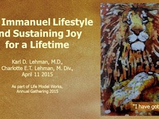 The Immanuel Lifestyle and Sustaining Joy for a Lifetime icon