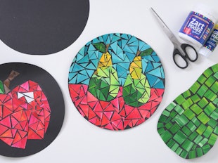 Painted Paper Mosaics Inspired By Roman Mosaics icon